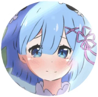 😊 emoji Re: Zero Telegram sticker 17 of 23