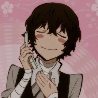 ☠️ emoji Dazai Osamu Telegram sticker 23 of 30