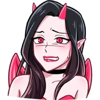 😨 emoji Дьявол и Дьяволица Telegram sticker 12 of 48