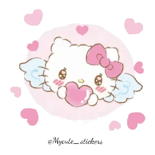 ❤️ emoji Китти - @Tg_stickersu Telegram sticker 19 of 23