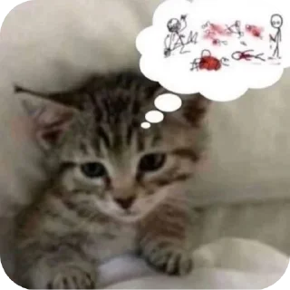 🐱 emoji Котики ➡️ @Ctikerubot Telegram sticker 16 of 71