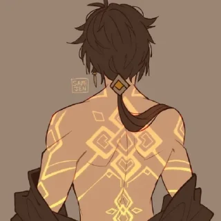 🥵 emoji Чжун ли Telegram sticker 13 of 73