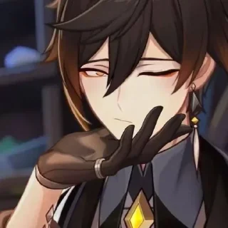 ☺️ emoji Чжун Ли Telegram sticker 17 of 63