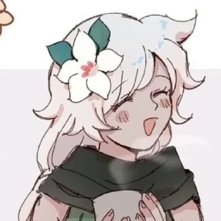 🌸 emoji white lily cookie Telegram sticker 14 of 86