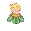 Sticker from The Little Prince