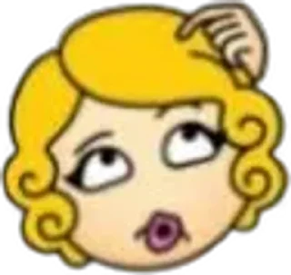 🌟 emoji Блондинка Telegram sticker 20 of 25