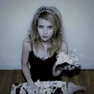 😌 emoji Emma Roberts Telegram sticker 9 of 56