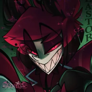 📻 emoji alastor-hazbin hotel | @Hazhell00 | ➡️ @Ctikerubot Telegram sticker 3 of 61