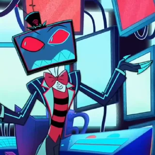 😘 emoji Vox•Hazbi Hotel @Hazhell00 ➡️ @Ctikerubot Telegram sticker 9 of 86