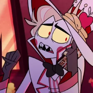 😱 emoji lucifer morninstar-hazbin hotel @Hazhell00 ➡️ @Ctikerubot Telegram sticker 10 of 59