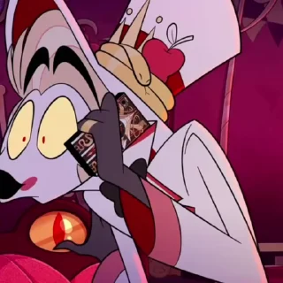 😍 emoji lucifer morninstar-hazbin hotel @Hazhell00 ➡️ @Ctikerubot Telegram sticker 13 of 59