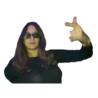 🤙 emoji Аня мем Telegram sticker 16 of 23