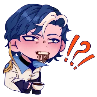 Sticker from Chibi mlbb художник: @hotmeatstuff