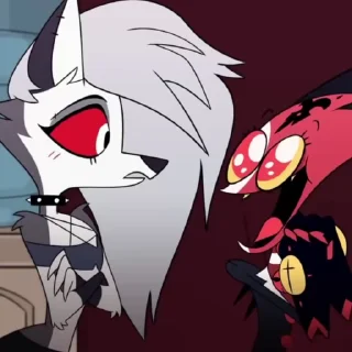 😍 emoji loona & blitzø-helluva boss | @Hazhell00 | ➡️ @Ctikerubot Telegram sticker 13 of 66