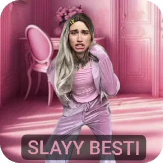 😧 emoji SLAYY BITCHES 🥰😇🥵🙄💅🏼💅🏼 Telegram sticker 17 of 19