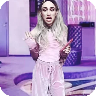 🌸 emoji SLAYY BITCHES 🥰😇🥵🙄💅🏼💅🏼 Telegram sticker 12 of 19