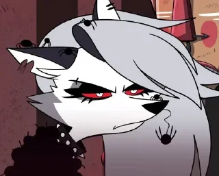 😑 emoji Loony Helluva Boss @your_moon_friend Telegram sticker 20 of 96