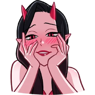 ☺️ emoji Дьяволица Telegram sticker 8 of 40