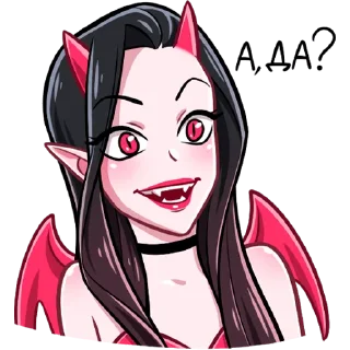 😄 emoji Дьяволица Telegram sticker 24 of 40