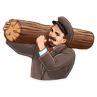💪 emoji Ленин | @Premium_Stikers Telegram sticker 10 of 34