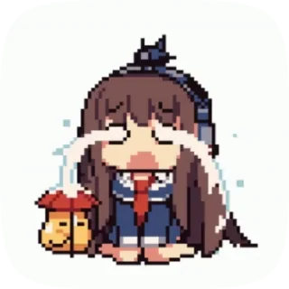 😭 emoji cute animation's Telegram sticker 8 of 20