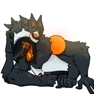 😆 emoji Ed protogen Telegram sticker 10 of 12
