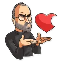 Sticker from Steve Jobs