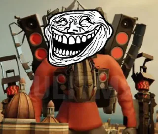 🤩 emoji Skibidi troll by kirill62k @TgEmodziBot Telegram sticker 7 of 51