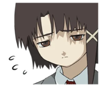 😥 emoji lainTTL Telegram sticker 6 of 24