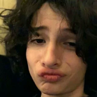 😐 emoji finnwolfhard Telegram sticker 20 of 38