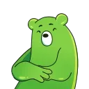 🤣 emoji Midori Kuma animated Telegram sticker 22 of 32