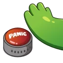 😱 emoji Midori Kuma animated Telegram sticker 9 of 32