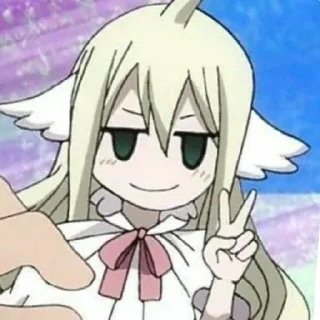 😄 emoji Fairy tail Telegram sticker 17 of 59