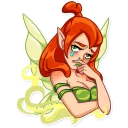 😢 emoji Green Fairy Telegram sticker 7 of 40