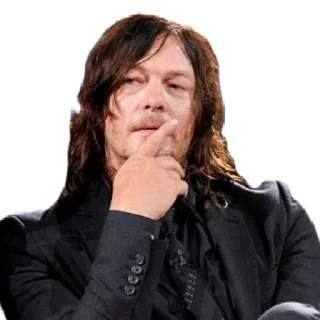 🤔 emoji Daryl Telegram sticker 6 of 14