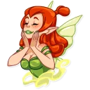 ☺️ emoji Green Fairy Telegram sticker 10 of 40