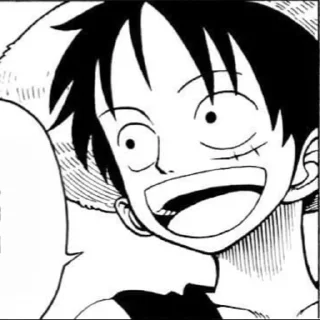 Sticker from Luffy