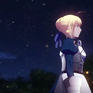 😃 emoji Artoria (Saber) UBW @ciseauxx Telegram sticker 9 of 47