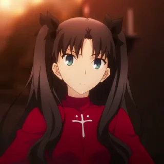😧 emoji Rin Tohsaka UBW @ciseauxx Telegram sticker 10 of 66