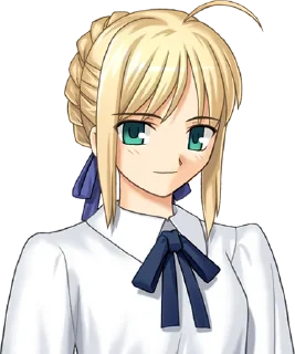 Sticker from Fate/stay night - Saber (Artoria Pendragon)