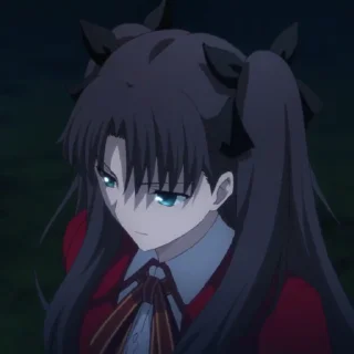😠 emoji Rin Tohsaka UBW @ciseauxx Telegram sticker 17 of 66