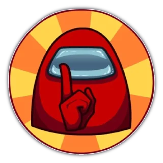 🤫 emoji Among us Telegram sticker 3 of 24
