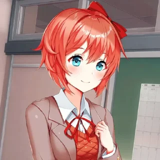 Sticker from ♡♥︎Sayori official stickers♥︎♡