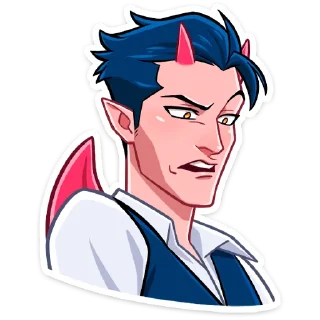 😡 emoji Дьявол (@TgSticker) Telegram sticker 19 of 48