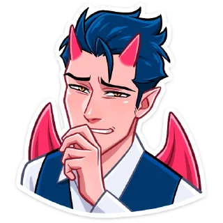 😬 emoji Дьявол (@TgSticker) Telegram sticker 8 of 48