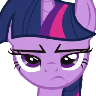 😒 emoji MLP Funpack Telegram sticker 13 of 45