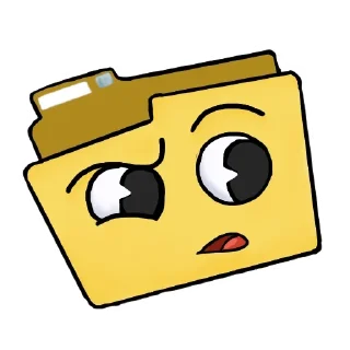 Sticker from Папка @foldergames