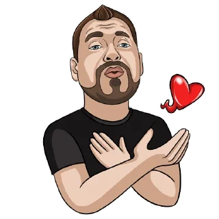 😘 emoji Алексей Петрухин @alexeypetrukhin_official Telegram sticker 2 of 10