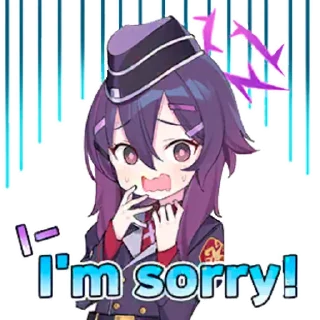 😓 emoji Blue Archive Stickers Telegram sticker 24 of 88