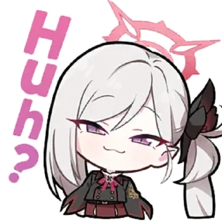 😏 emoji Blue Archive Stickers Telegram sticker 8 of 88